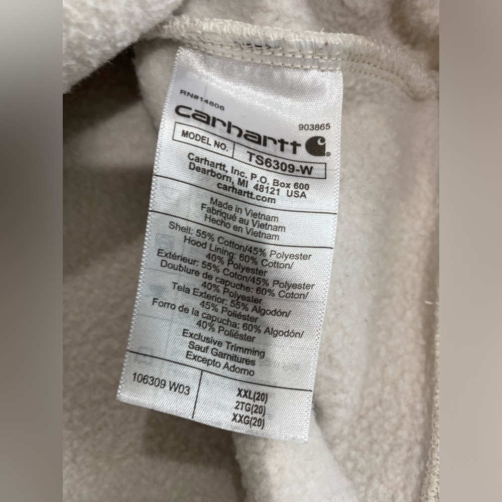 Carhartt Hoodie with Embroidered Details - Picture 3 of 8